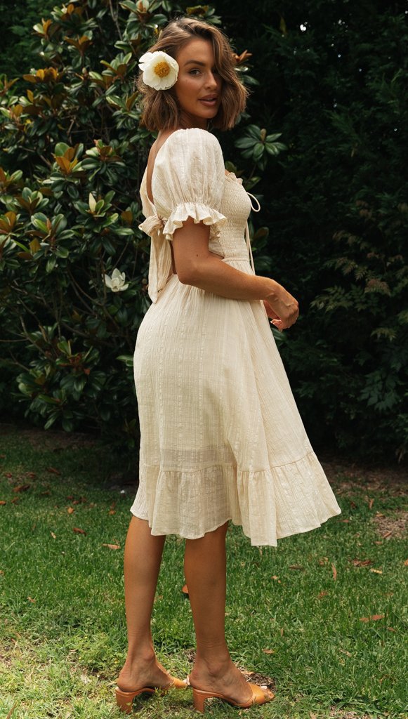 Scenic Town Embroidered Floral Maxi Dress - Fashionpara