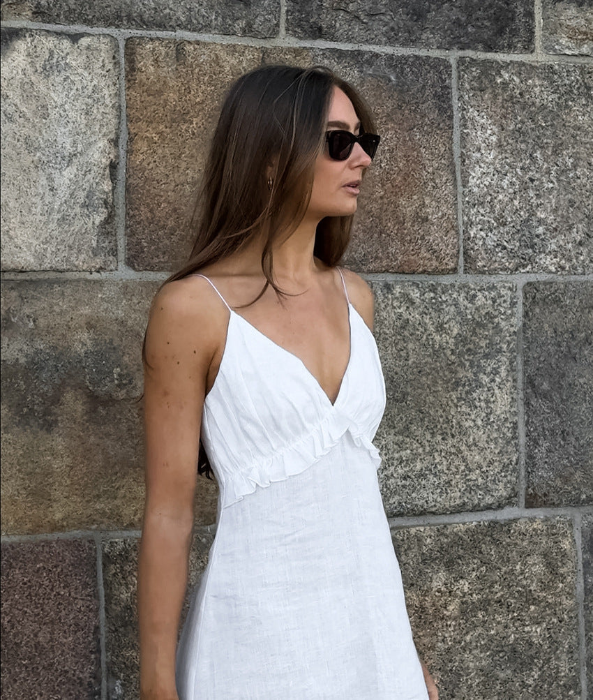 Ennis Maxi Dress - White