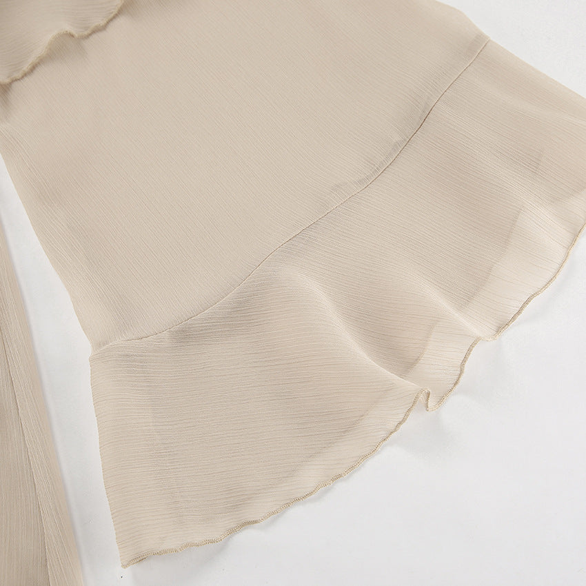 Ronnie Sheer Dress - Khaki