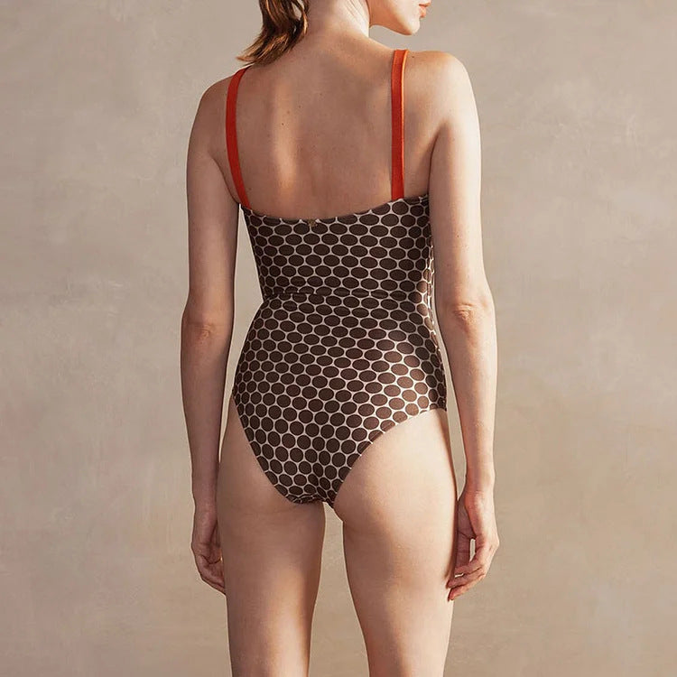 Bee at the Beach Swimsuit - Brown