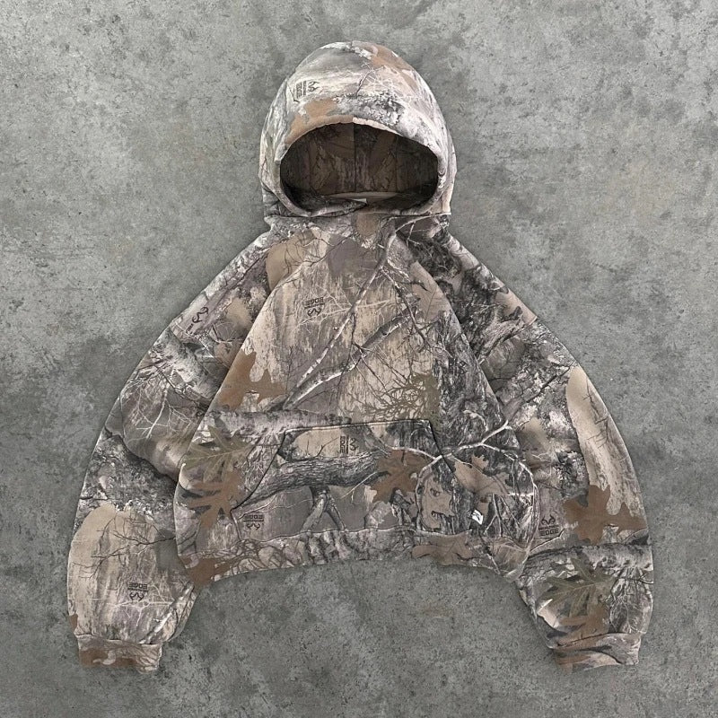 Urban Gothic Camouflage Hoodie - Fashionpara
