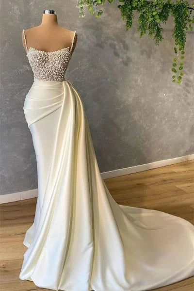 Ivory Prom Gown Evening dresses, Fancy wedding dresses, Prom girl dresses - Fashionpara
