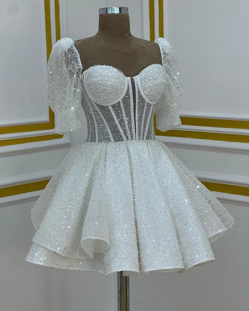 Wedding Dress, Short Homecoming Dress