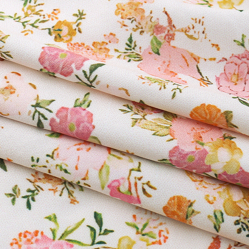 Floral Print Sweetheart Corset Flared Maxi Dress 21