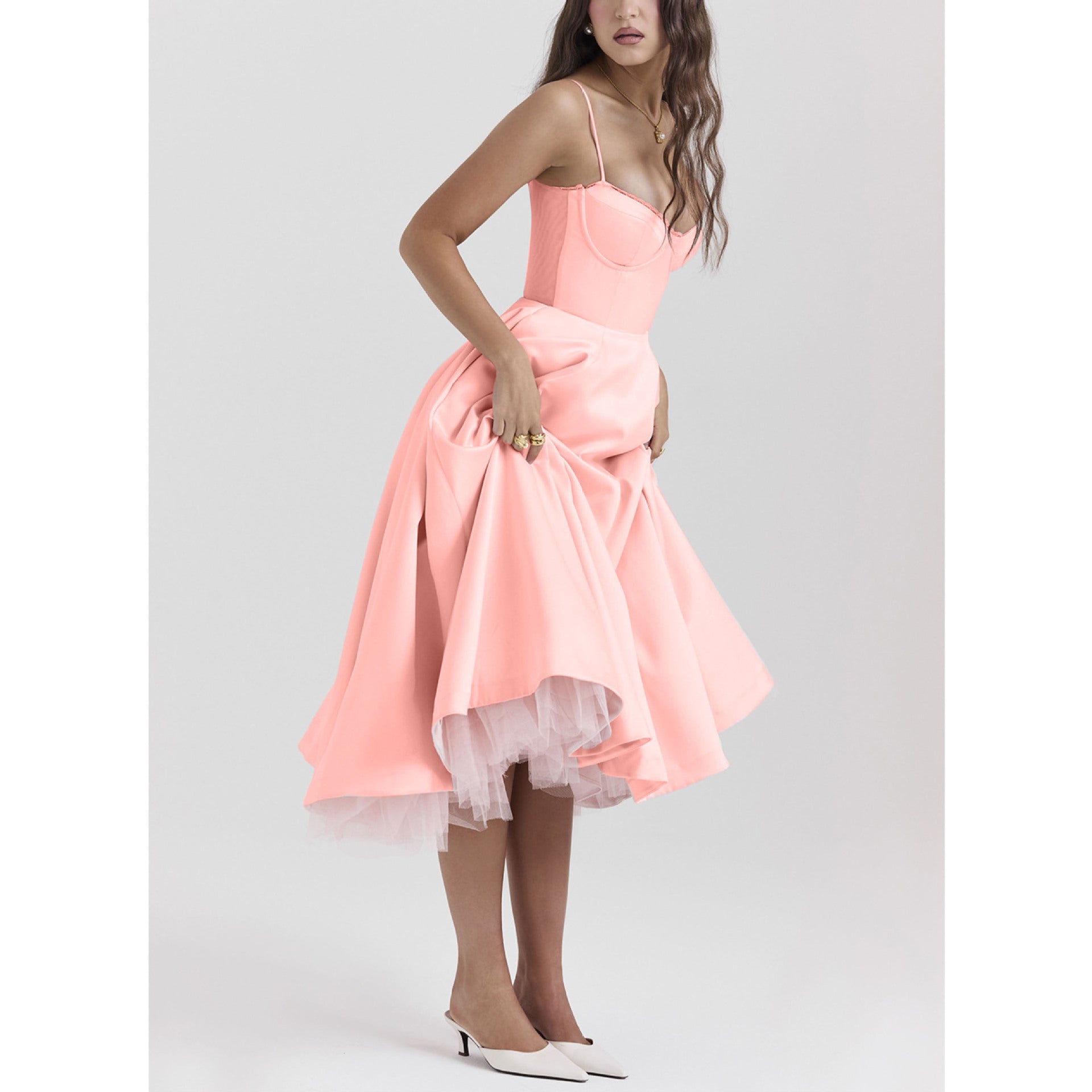 Sleeveless Spaghetti Vestidos for Party