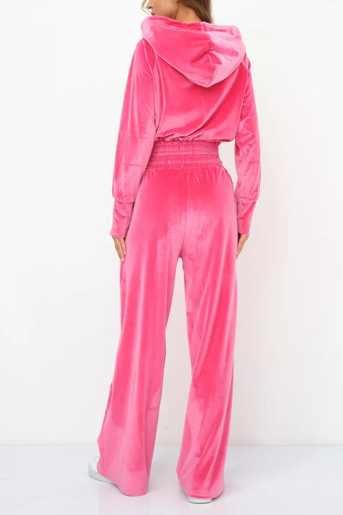 ShoptheCIC Minimalist Fleece Hoodie and Sweatpants Set