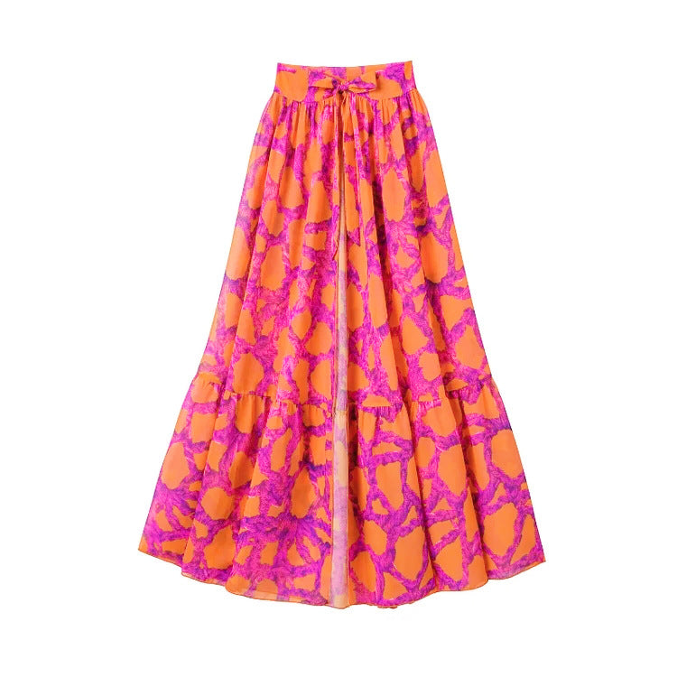 Siesta Full Sleeves Bikini Set  - Pink