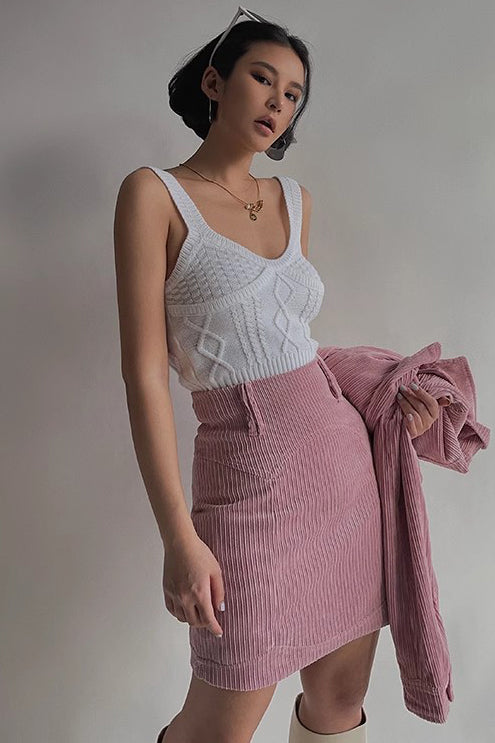 Orro Shop Stylish Crop Sweater Tank Top for Chic Comfort