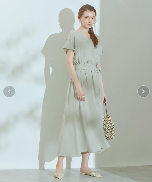 Short Sleeve Top & Tie Waist Skirt Two-Piece Set
