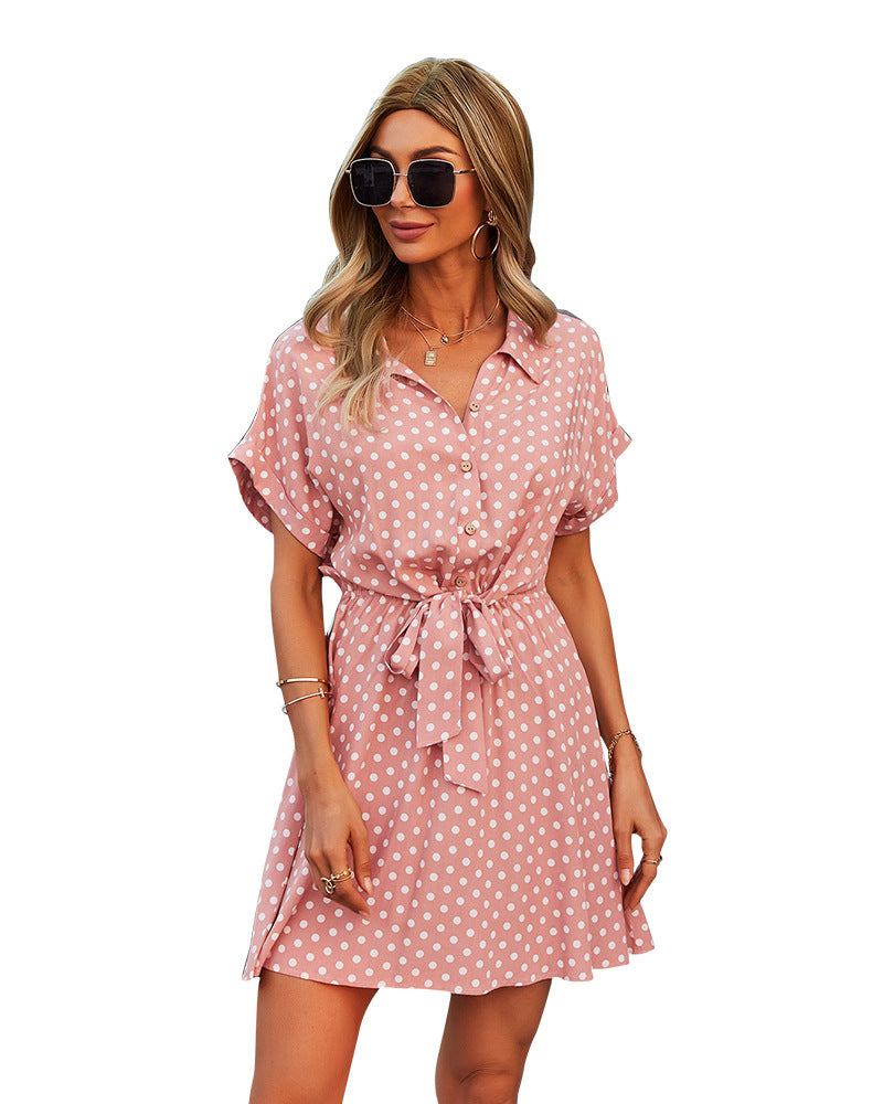 Playful Polka Dot Versatile Kimono Dress - Fashionpara