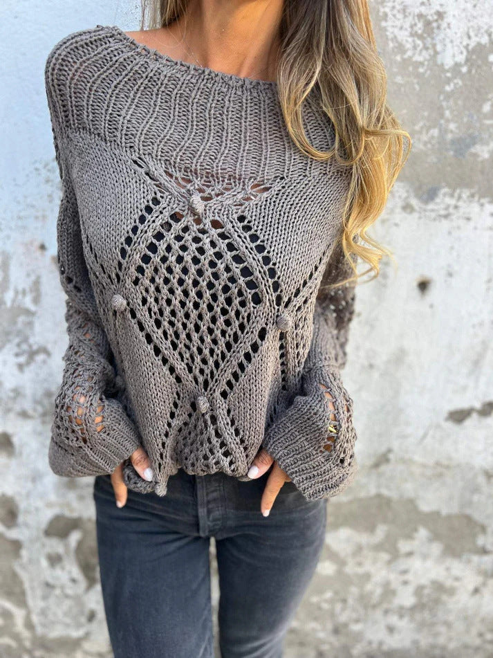 ShoptheCIC Loose Knit Sweater for Effortless Style