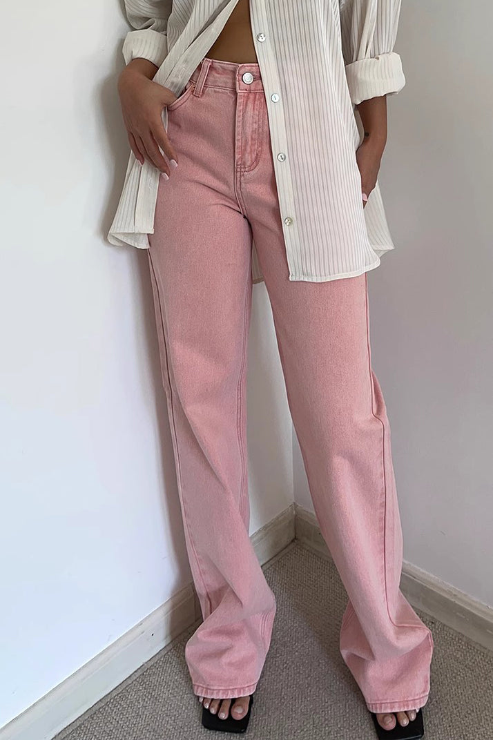 High Waist Buckle Detail