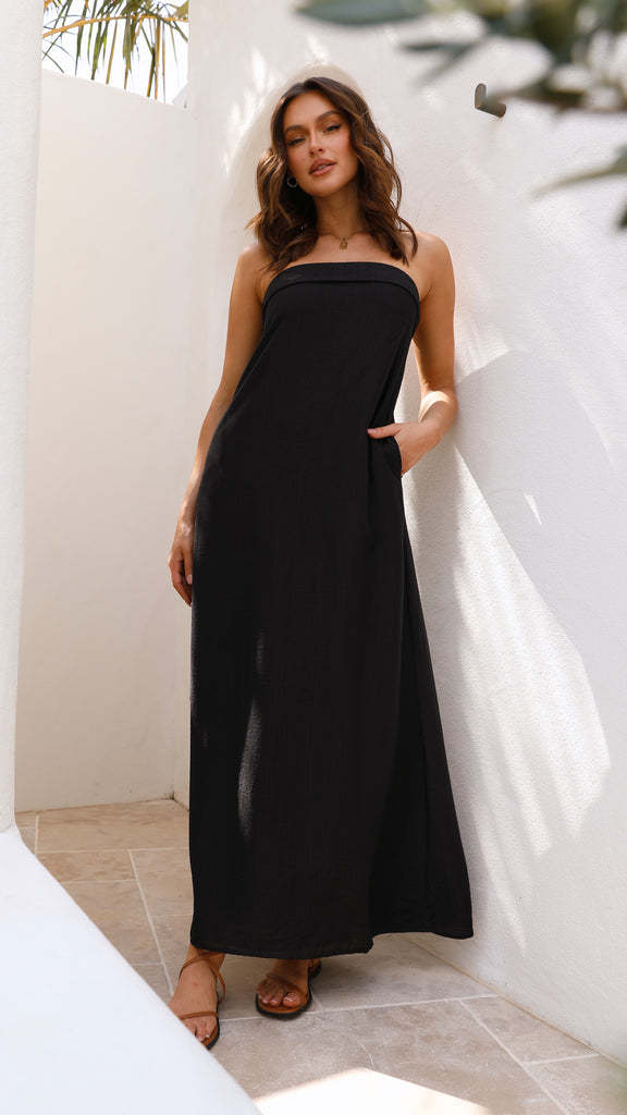 Solid Color Slim Corset Graceful Satin Maxi Dress - View 5