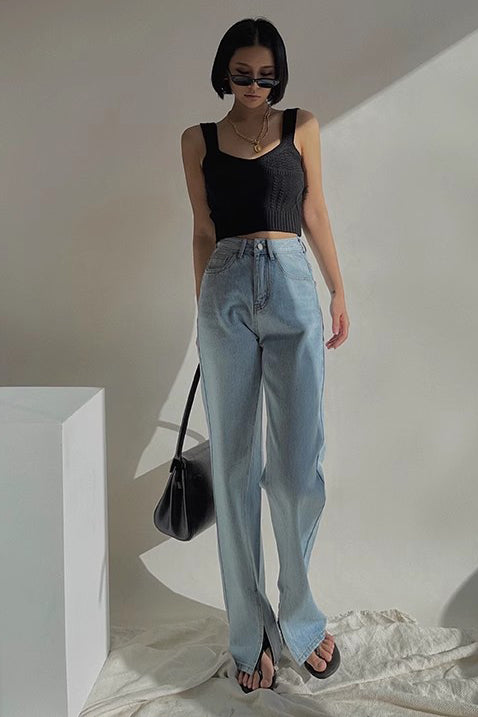 Orro Shop Stylish Crop Sweater Tank Top for Chic Comfort