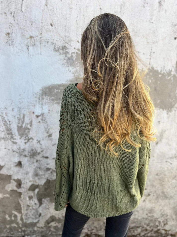 ShoptheCIC Loose Knit Sweater for Effortless Style
