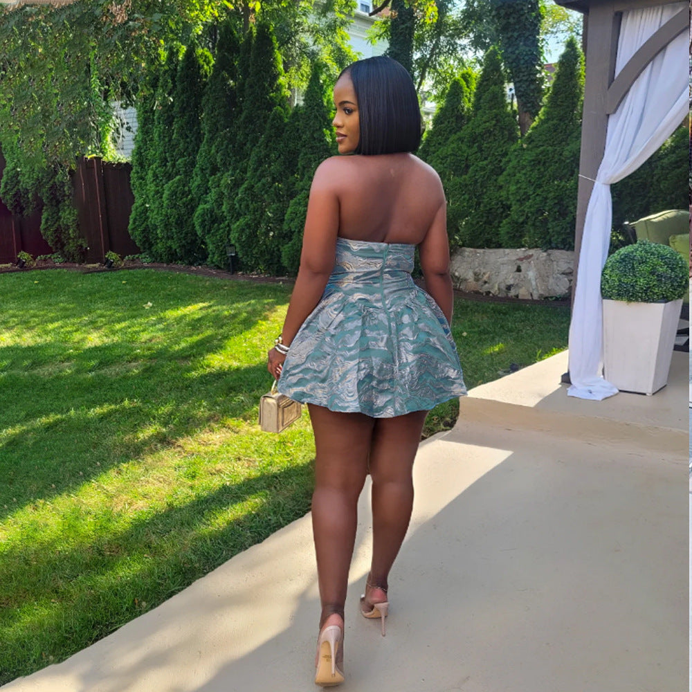 Sling Woven Jacquard Short Party