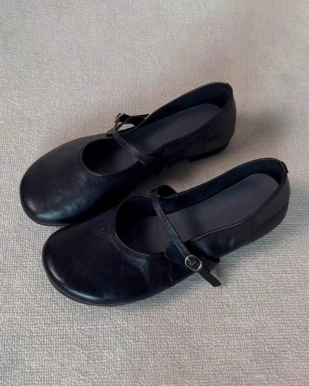 Genuine leather super soft vintage Mary Jane shoes