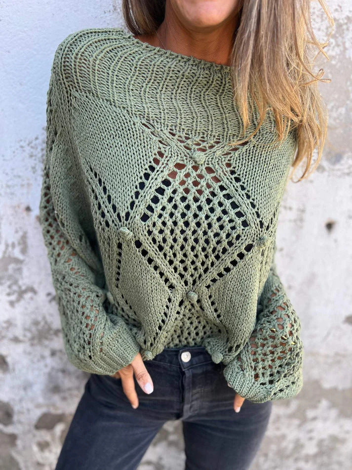 ShoptheCIC Loose Knit Sweater for Effortless Style