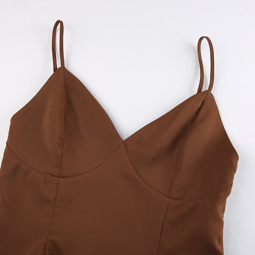 Freya Co-Ord Set - Brown