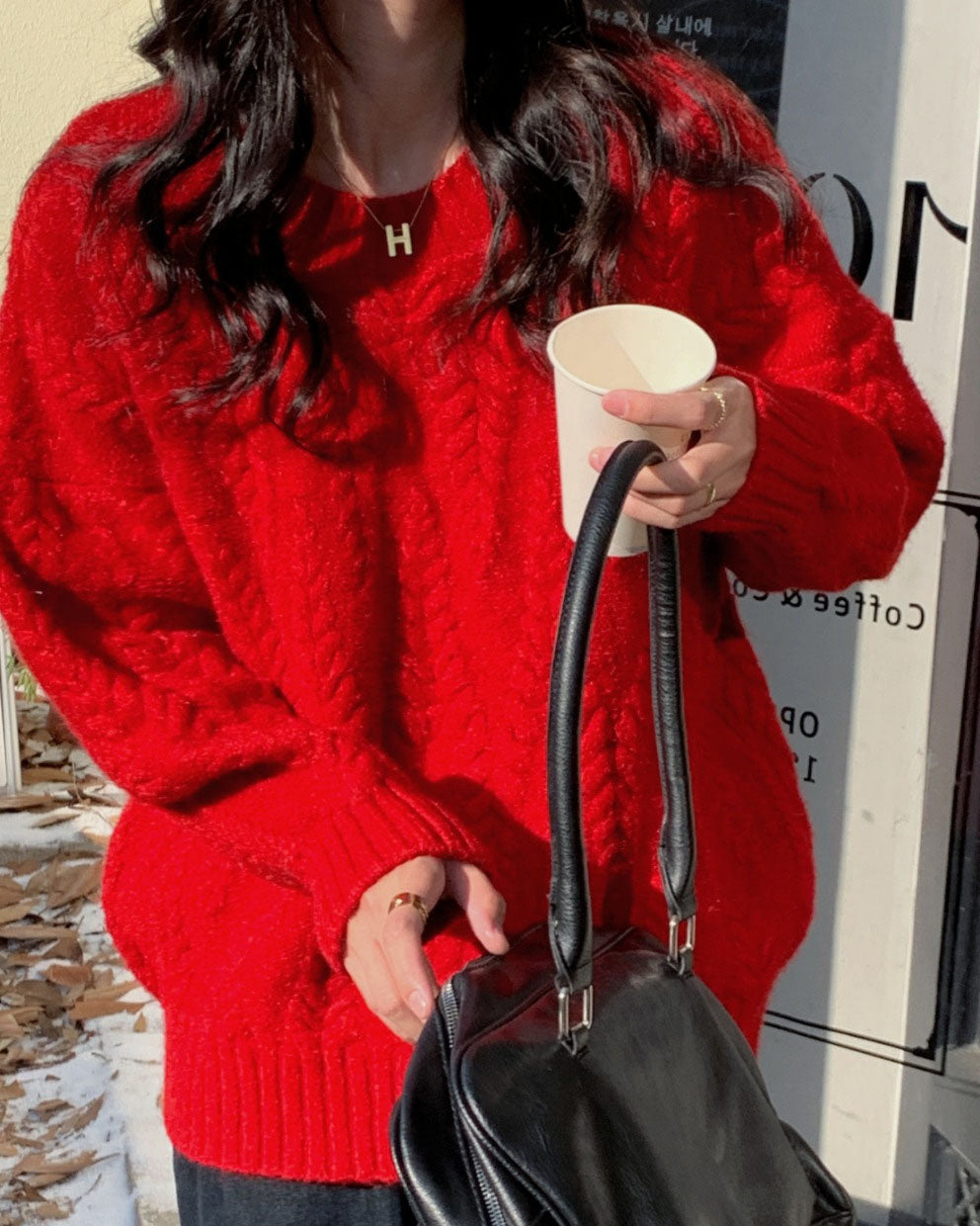 Wheat Twist Knitted Pullover Sweater for Cozy Elegance