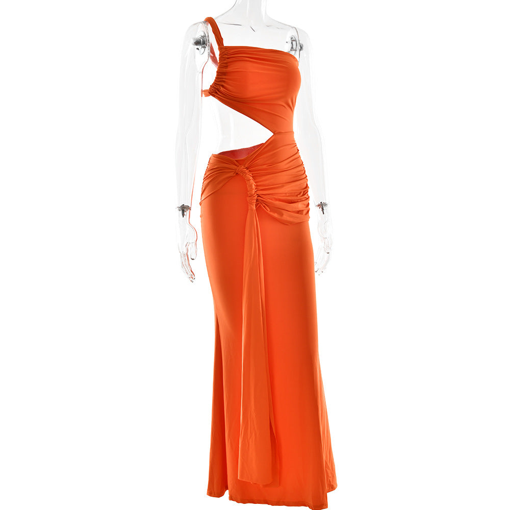 Pathy Maxi Dress - Orange