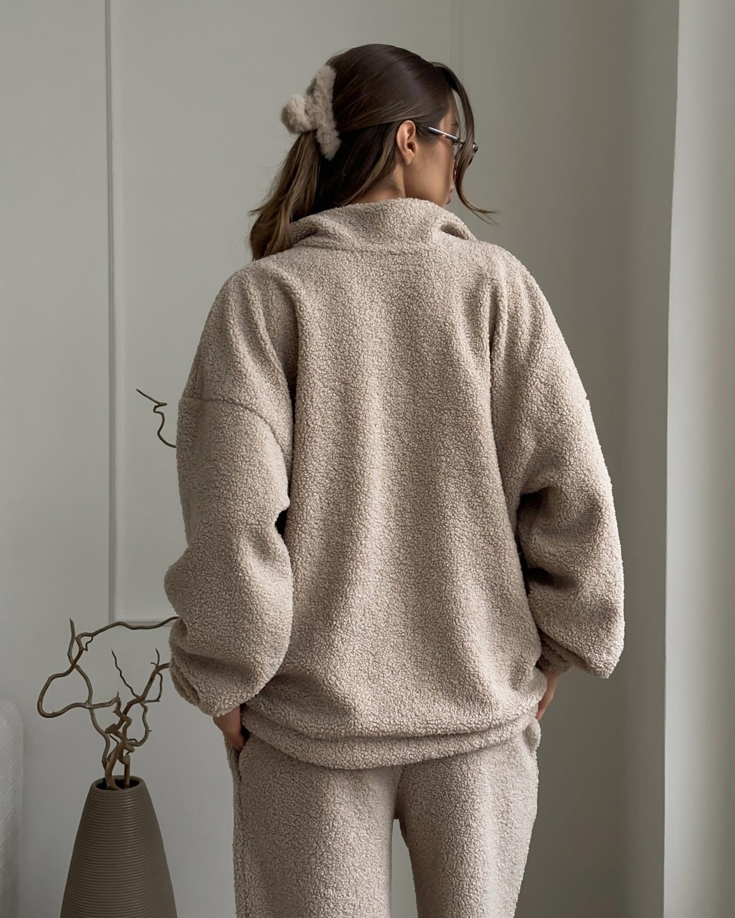 Elevate Comfort with Mood Lift Polar Fleece Cardigan Set