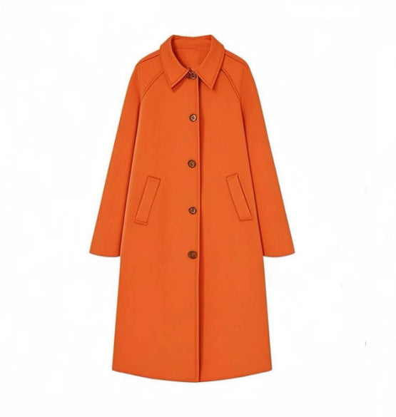 Maple Trail Plaid Lined Trench Coat for Stylish Warmth