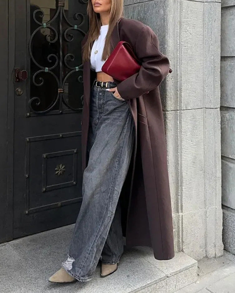 ShoptheCIC Double-Breasted Trench Coat for Timeless Style