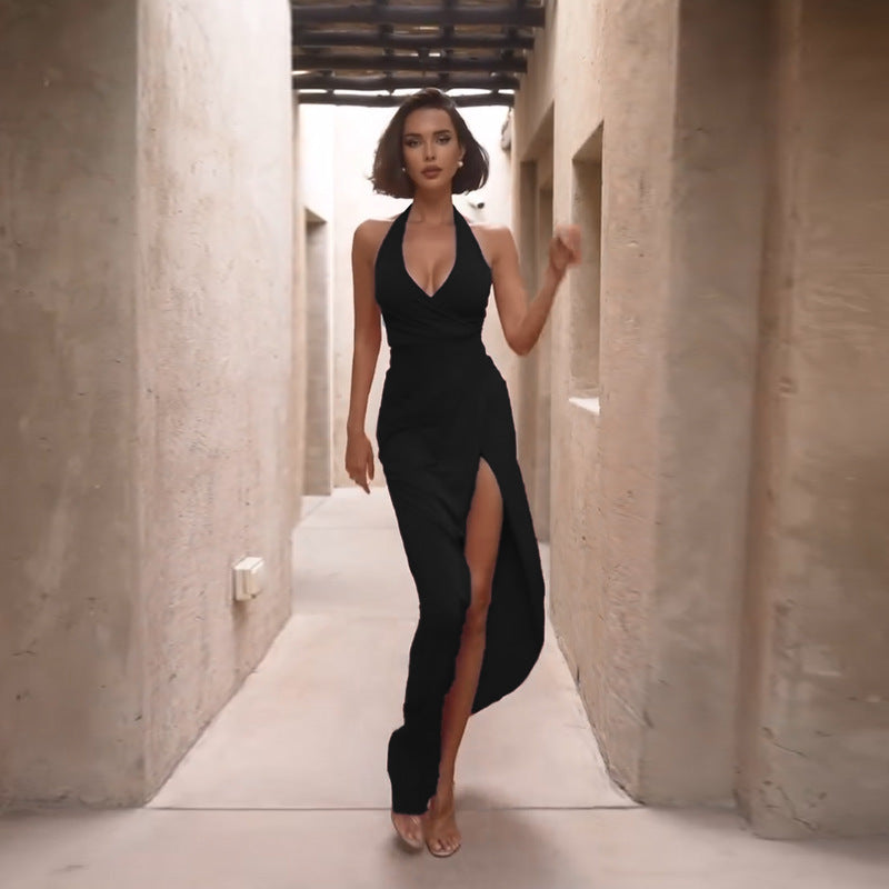 Ritter Slit Dress - Black