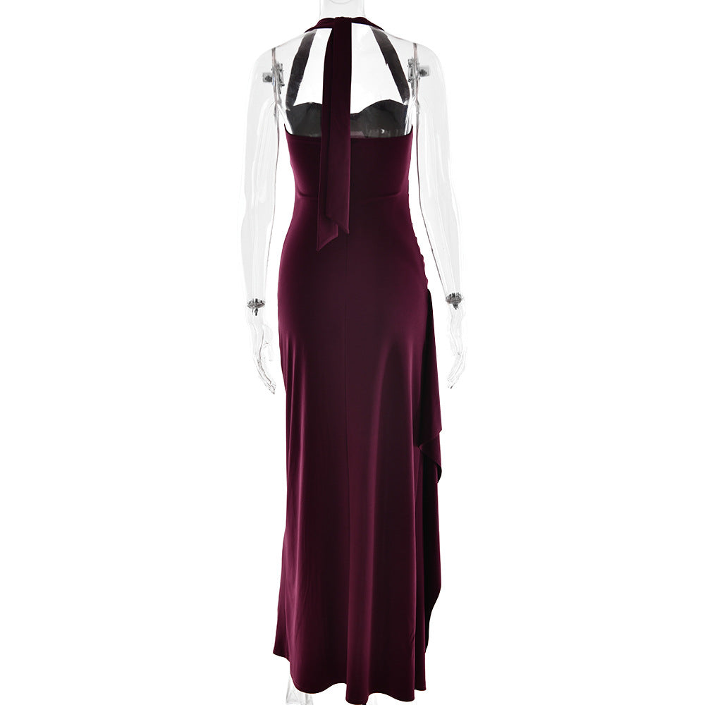 Nekoda Maxi Dress - Maroon