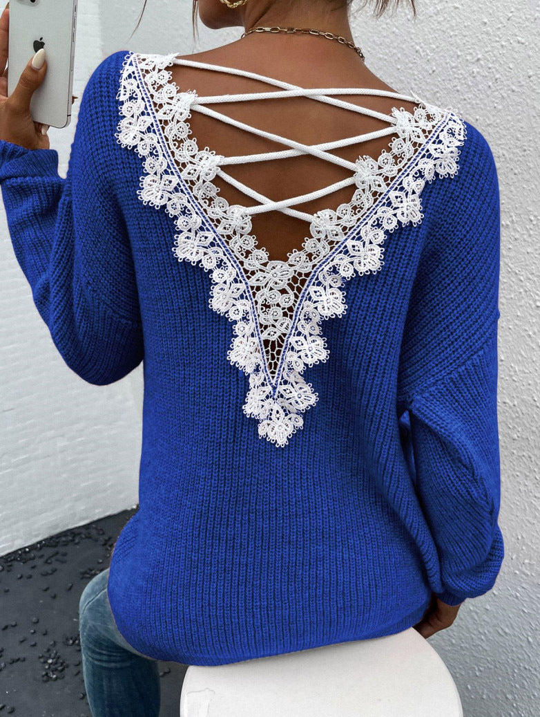 Lace Patchwork Blouse