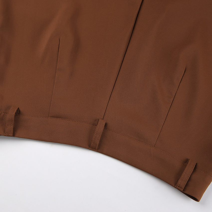 Freya Co-Ord Set - Brown