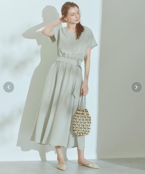 Short Sleeve Top & Tie Waist Skirt Two-Piece Set