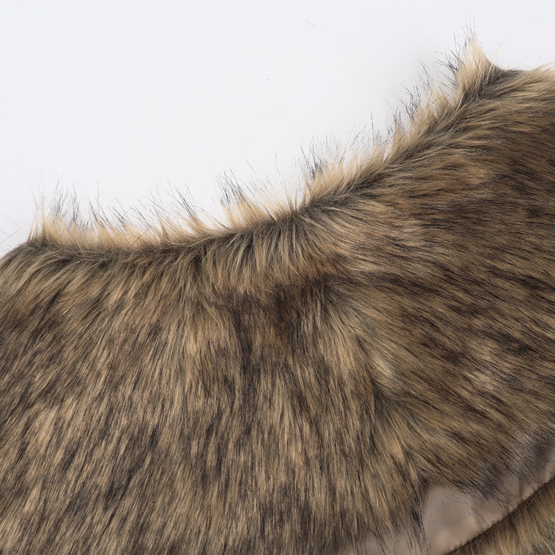 Mocha 2 piece Maxi Dress - Brown