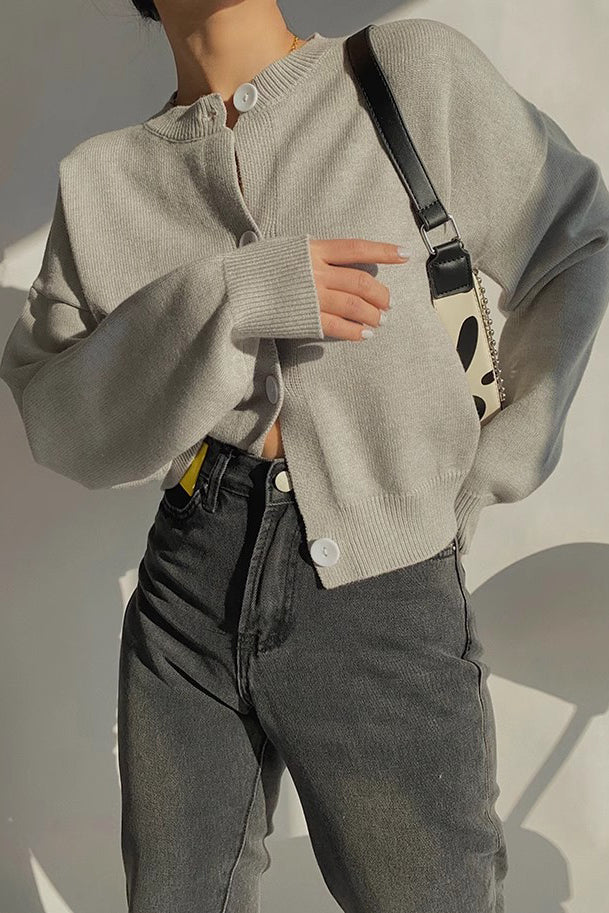 Orro Shop Open Front Cardigan - Stylish Buttoned Sweater