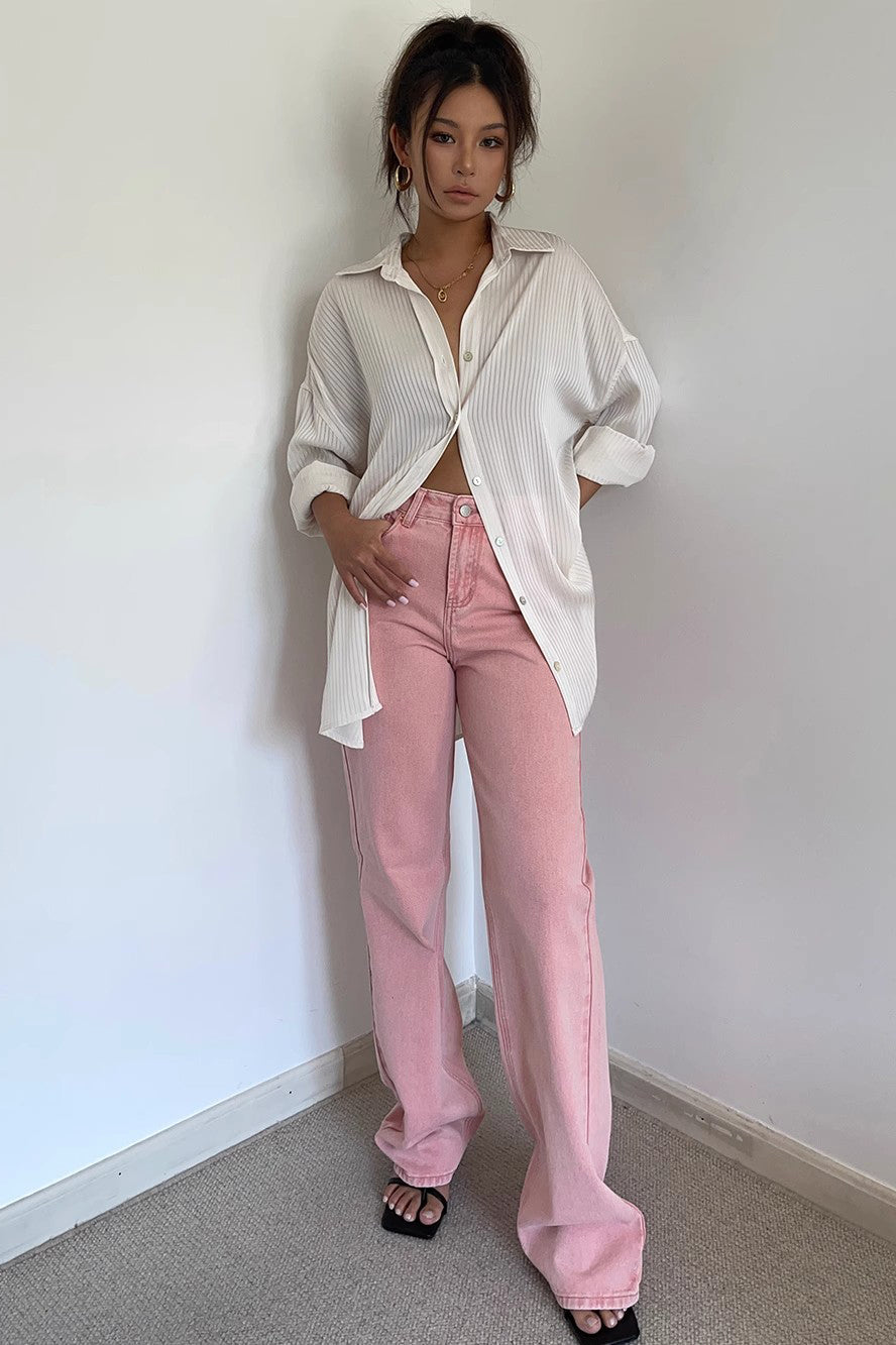 High Waist Buckle Detail