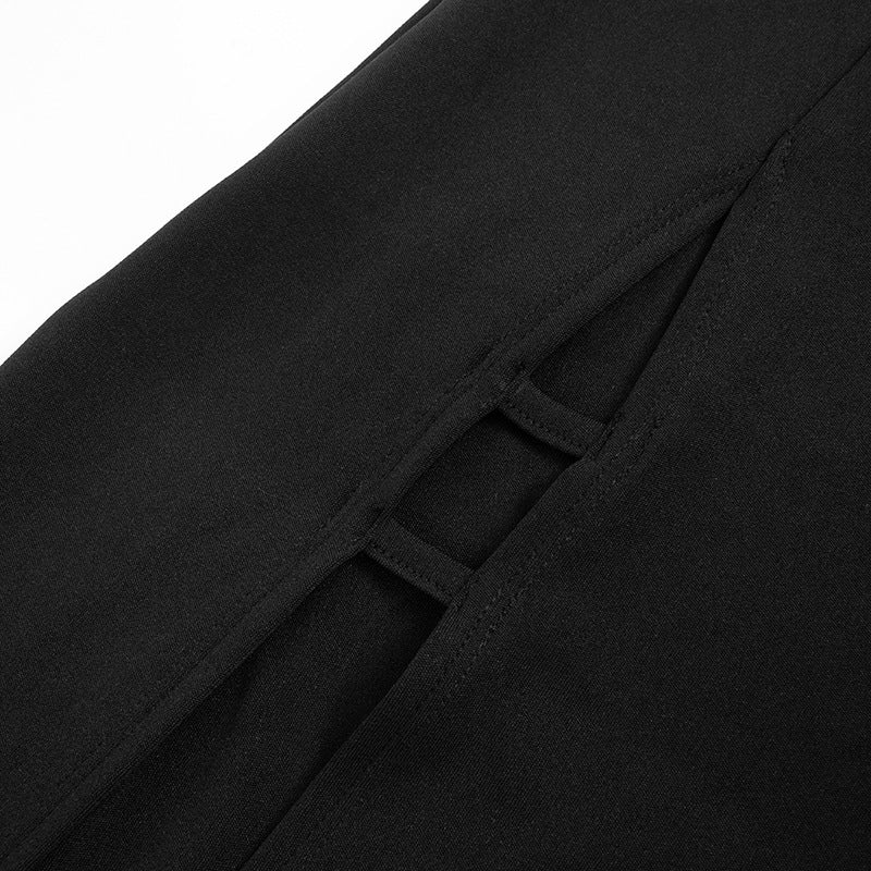 Monroe Slit Dress - Black