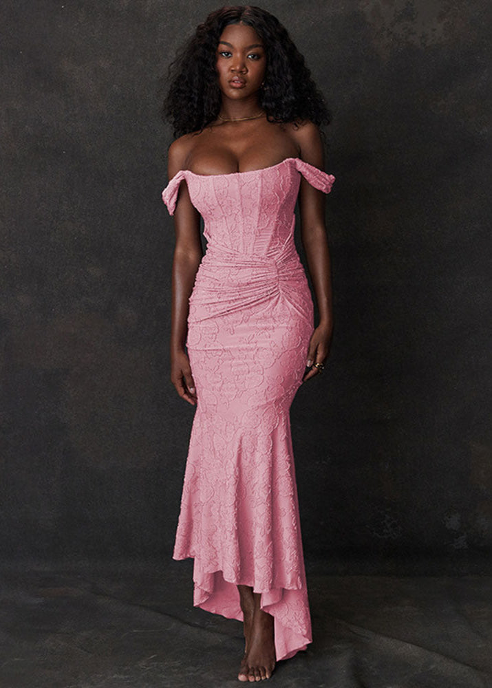 Rosalie Off Shoulder Lace Mermaid Dress
