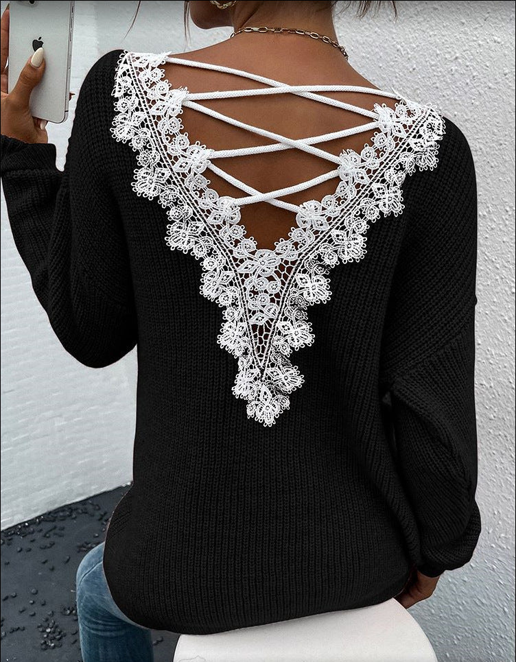 Lace Patchwork Blouse