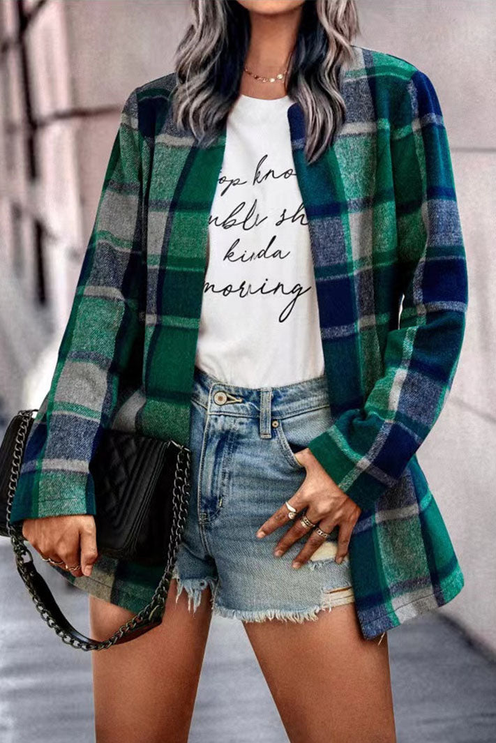 Know You Better Plaid Shacket