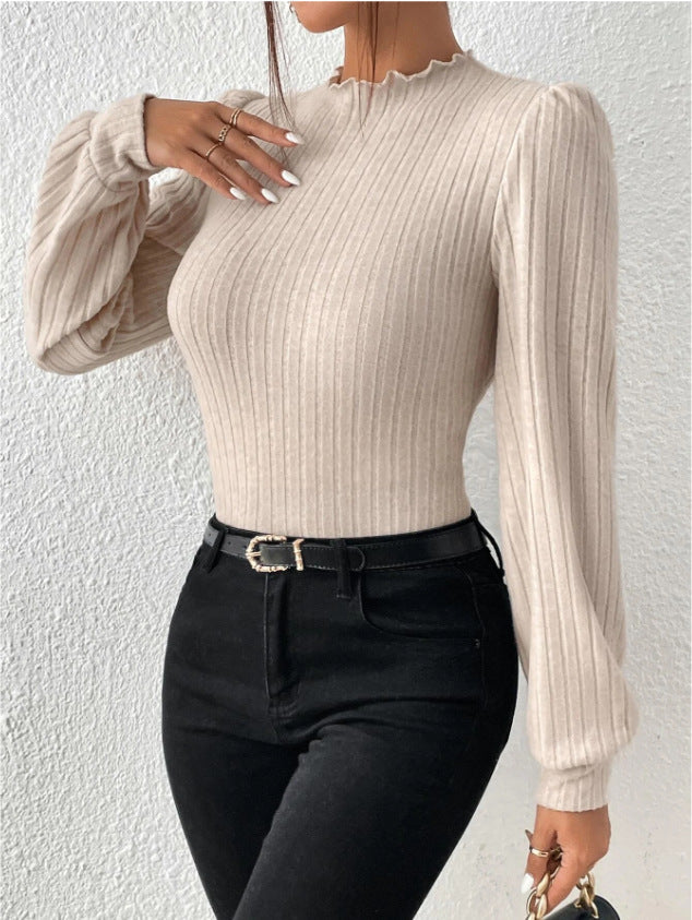 CozyKnit Long-Sleeve Turtleneck Sweater for Stylish Comfort