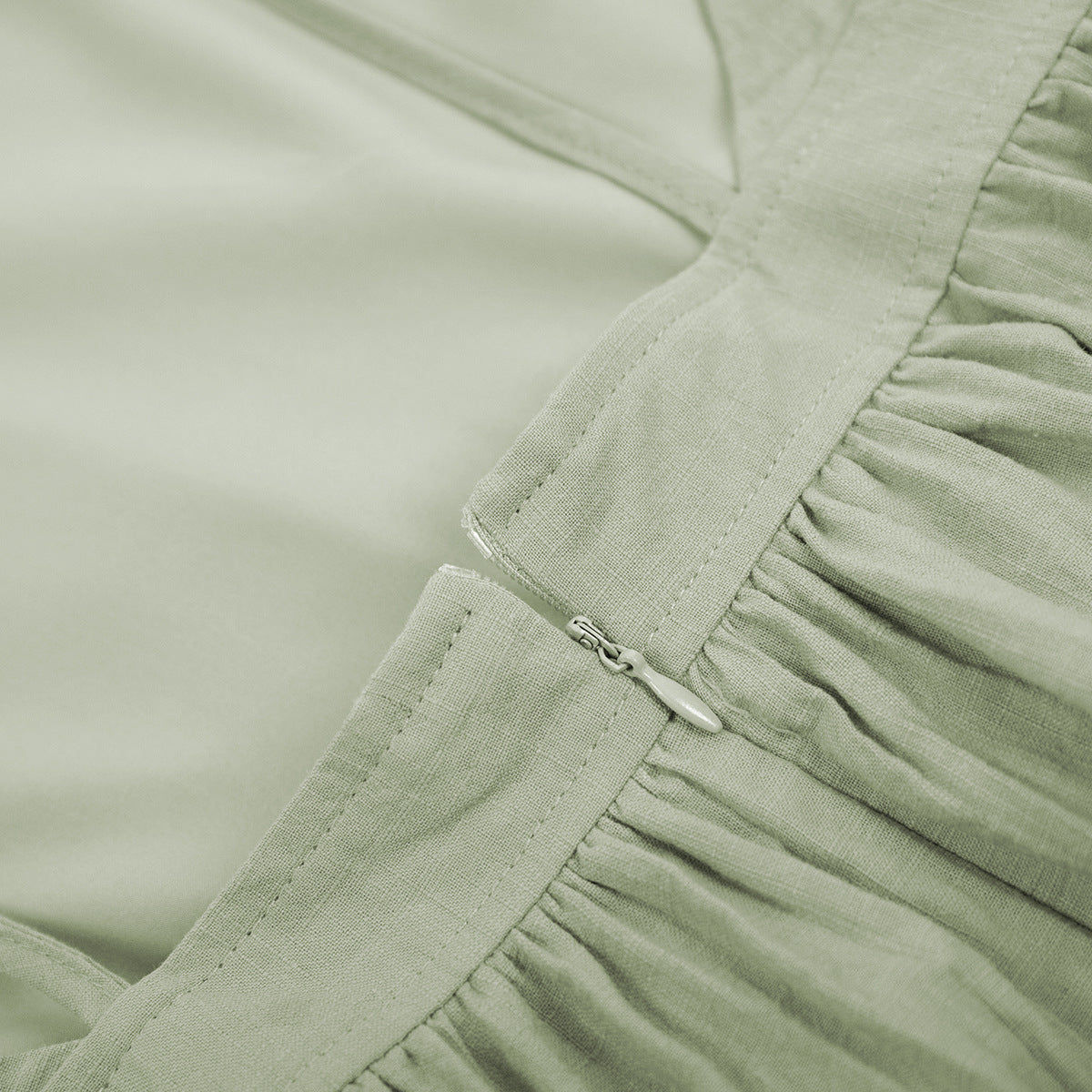 Crochet Cutie Linen Maxi Dress - Fashionpara