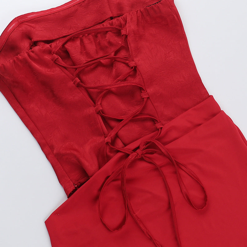 Tess Maxi Dress - Red