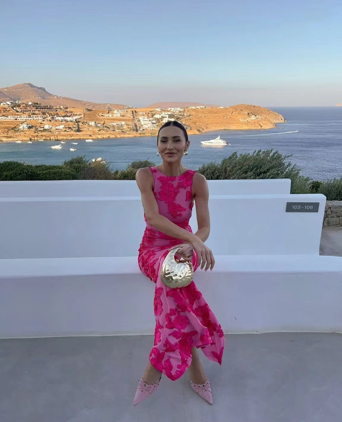 Morganite Maxi Dress - Pink