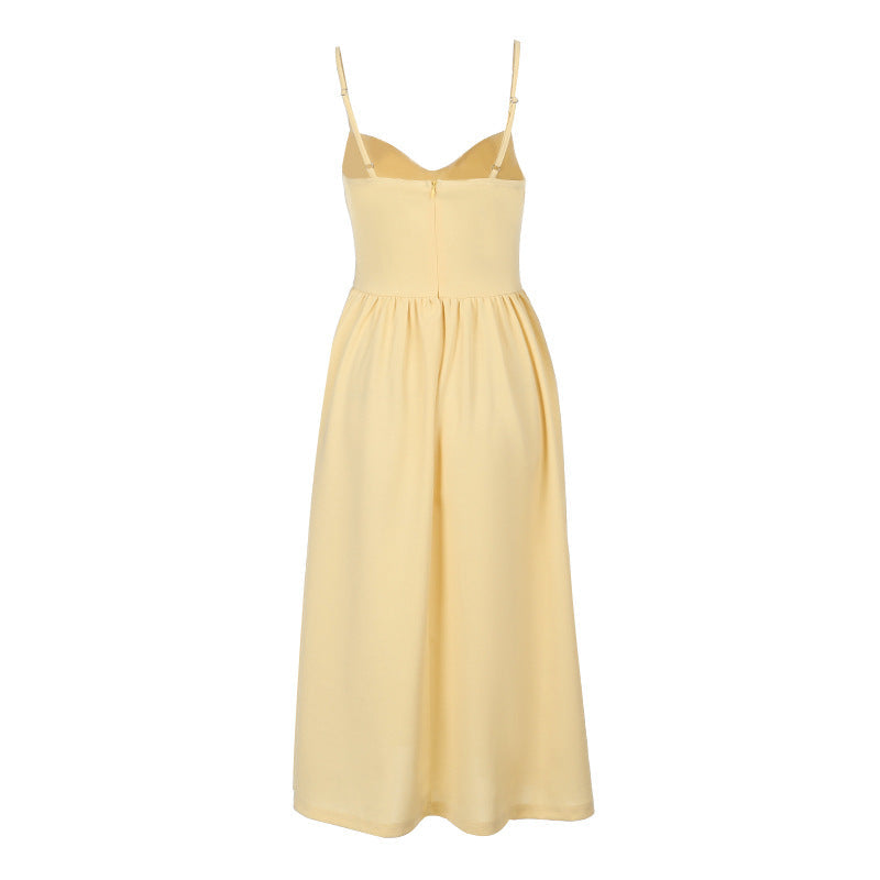 Satin Sweetheart Corset Full-Skirt Midi Dress 11