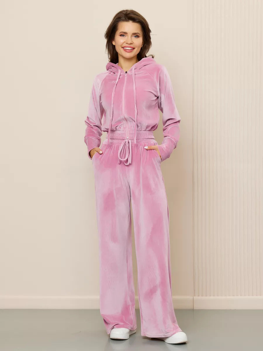 ShoptheCIC Minimalist Fleece Hoodie and Sweatpants Set