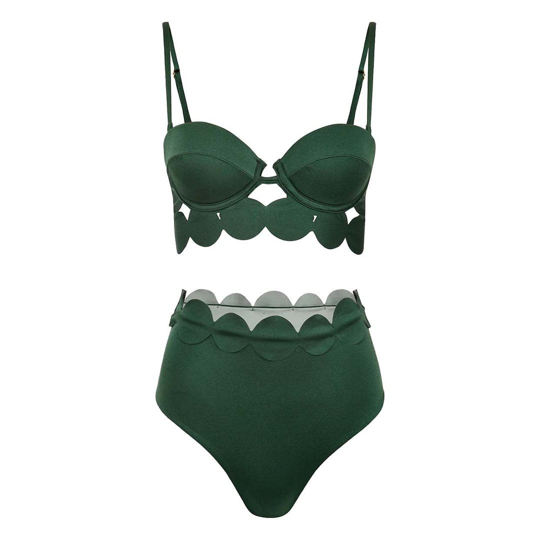 Tropica Bikini - Green - Fashionpara