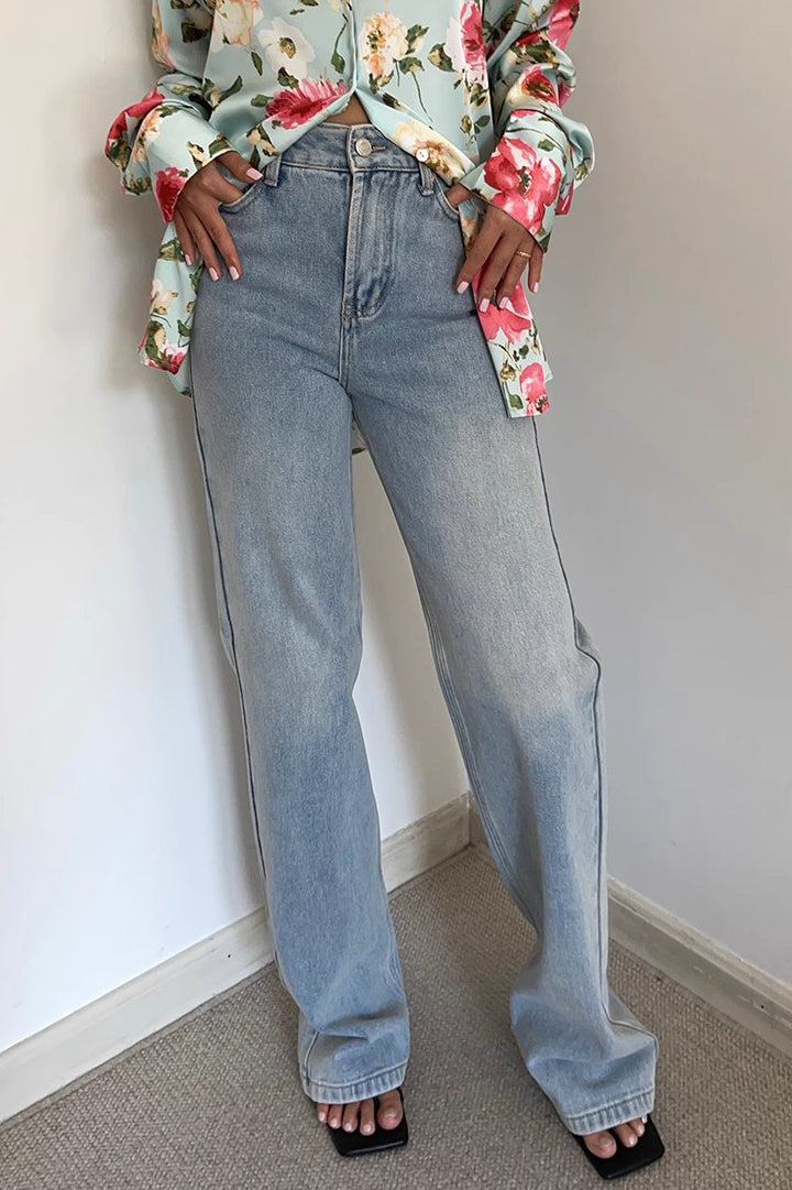 High Waist Buckle Detail