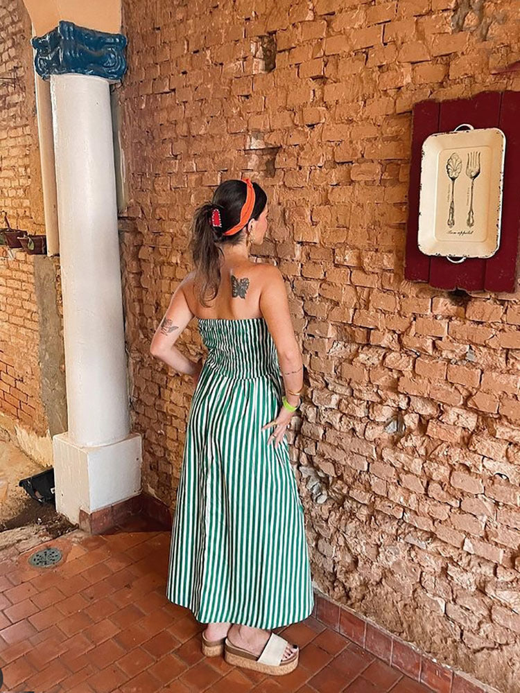 Damaris Midi Dress - Green