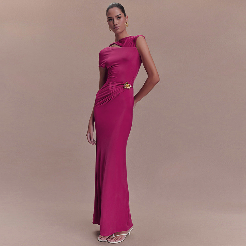 Gentry Maxi Dress - Rose Red